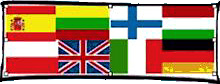 Flaggen der Partnerländer